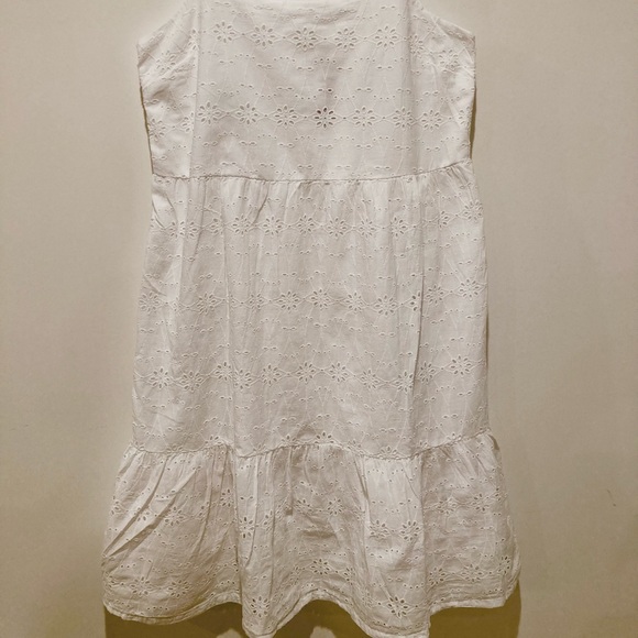 NWT, Lucky Brand Eyelet Tiered Dress, Size S - Picture 2 of 10
